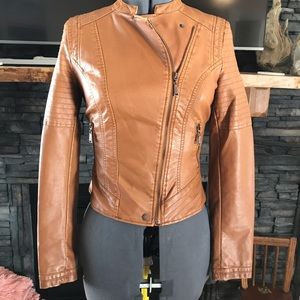 Vegan leather jacket